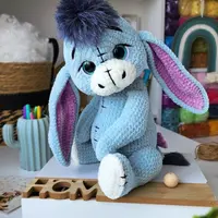 Ослик в стиле Тедди