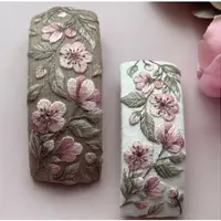 Вышивка заколка автомат