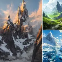 Горы маслом. Основы горного пейзажа