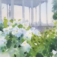 Среди цветов