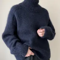 Свитер оверсайз спицами сверху Great Lakes