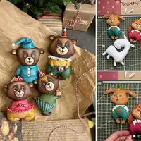 Волшебное закулисье. Клуб ёлочных игрушек в технике грунтованный текстиль