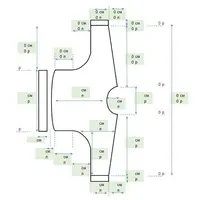Поперечное вязание с цельнокроеным рукавом