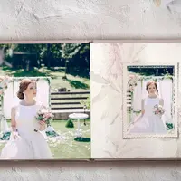 Коллекция свадебных шаблонов фотокниг