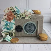Денежный торт - сейф