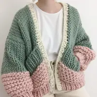 Кардиган из очень толстой пряжи Miss Polly