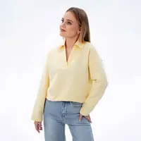 Лонгслив с воротником