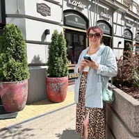 Юбка с разрезом