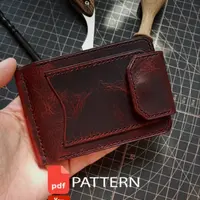 Выкройка большого зажима для купюр