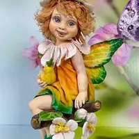 Ватные игрушки: Грушенька