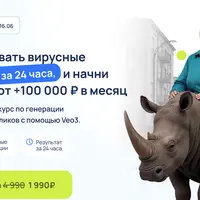 Научись создавать вирусные видео на Veo3 за 24 часа, и начни зарабатывать от 100 000 ₽ в месяц