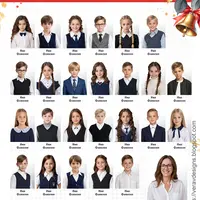 Набор CU-677. Вертикальная виньетка для начальных классов