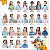 Набор CU-686. Виньетка и портрет для детского сада