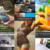 Набор мокапов с GraphicRiver