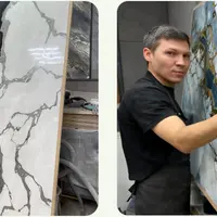 Арт-металл. Золотая и серебряная жила в технике «Срез камня»