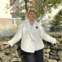 Кардиган шубка из буклированой пряжи