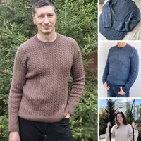 Мужской твидовый джемпер