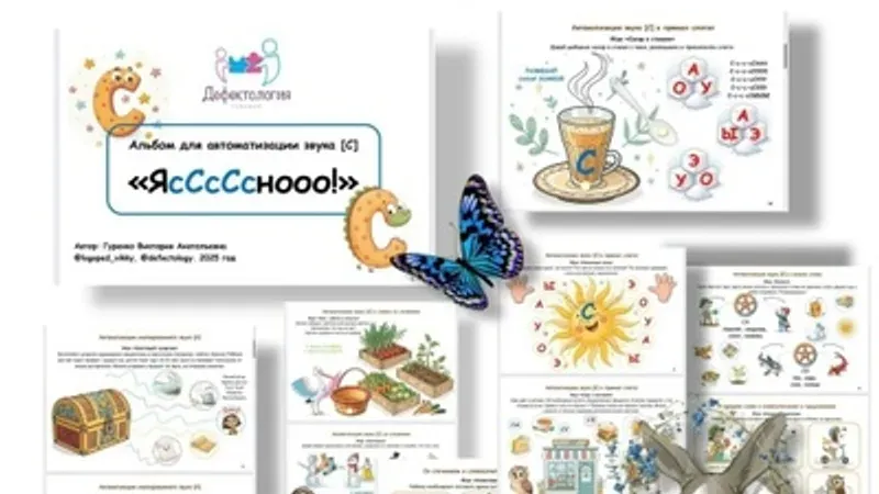 Ясно! Альбом для автоматизации звука С во всех позициях