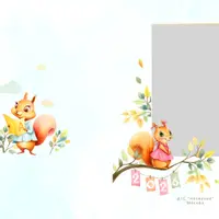 Альбом с белочками № 1502