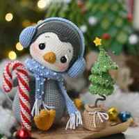 Вязаные игрушки. Пингвин Пин