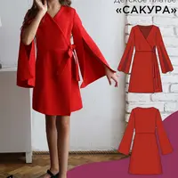 Детское платье Сакура. Размер 80-170