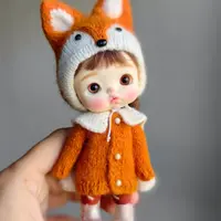 Комплект шапочка, кардиган и комбинезон для Обитсу 11