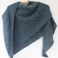 Двухцветная тонкая шаль East River