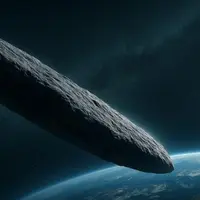 Корабль пришельцев улетает