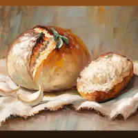 Хлеб с чесноком