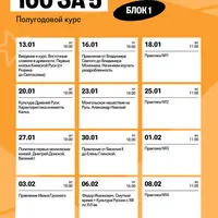 100 за 5: История. Блок 1 (январь-февраль 2026)