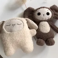 Выкройка подушки-овечки с мастер-классом по пошиву и выкройка игрушки Чебурашка