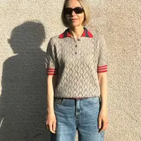 Инструкция по вязанию ажурного поло