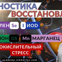 Селен, Йод, Марганец, Глутатион, Окислительный стресс