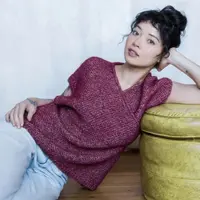 Жилет тканым узором Crossery