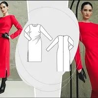 Трикотажное платье