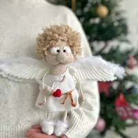 Вязаные игрушки. Купидон