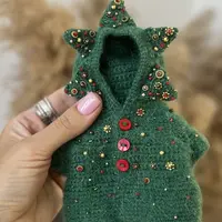 Комбинезон Ёлочка для вязаных игрушек