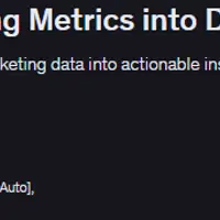 Маркетинговые панели мониторинга: превращение показателей в решения