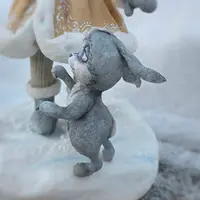 Мастер-класс по созданию ватной миниатюры «Зайка»