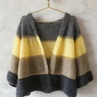 Вязаный спицами мохеровый оверсайз кардиган Ingrid cardigan