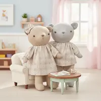 Выкройка плюшевого мишки (25 см) с одеждой