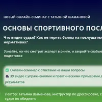 Основы спортивного послушания