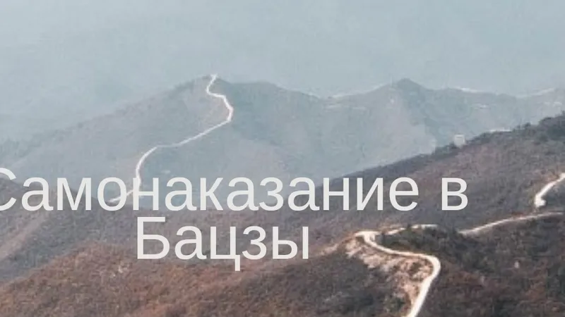 Самонаказание в Бацзы