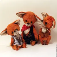 Выкройка лисенка в стиле Тедди