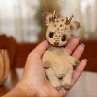 Выкройки олененка и зайчика в стиле Тедди