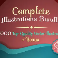 Полный набор: 3000 векторных иллюстраций