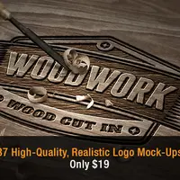 37 высококачественных реалистичных шаблона для создания логотипов