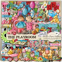 Скрап набор для оформления фотокниг The Playroom