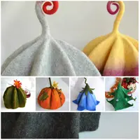 Тыква. Грелка на чайник. 5 в 1. Работа на сложном шаблоне