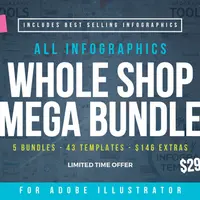 Векторная инфографика. Мега-набор